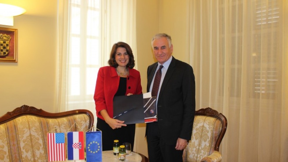 Župan primio u nastupni posjet veleposlanicu Sjedinjenih Američkih Država