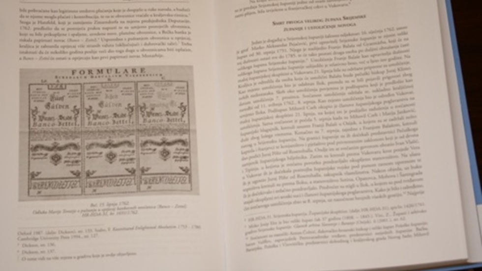 Predstavljena knjiga „Srijemska županija – zapisnici sjednica 1760. – 1766.“