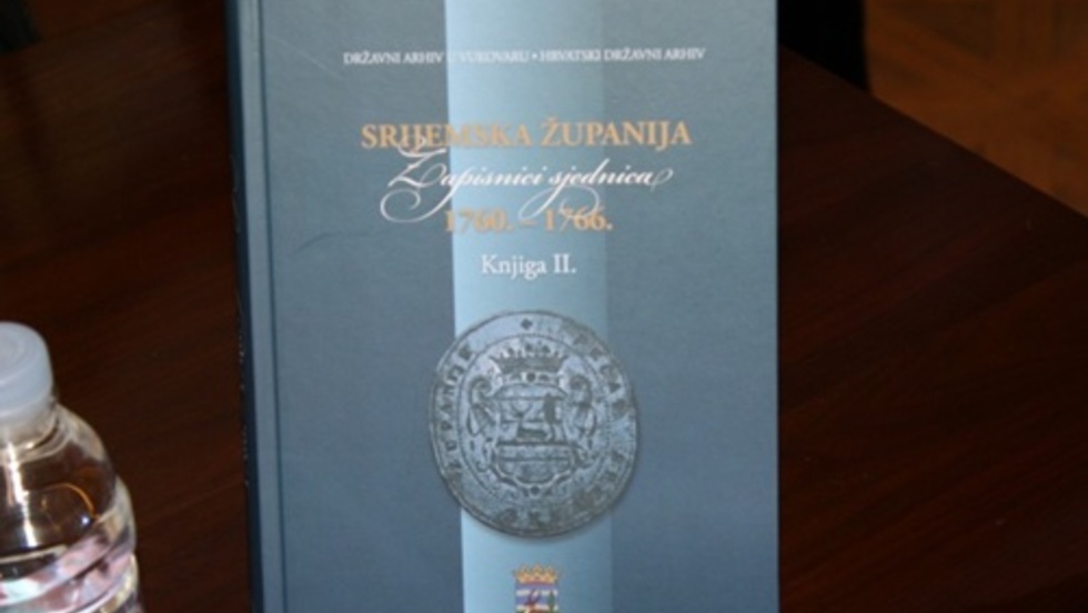 Predstavljena knjiga „Srijemska županija – zapisnici sjednica 1760. – 1766.“