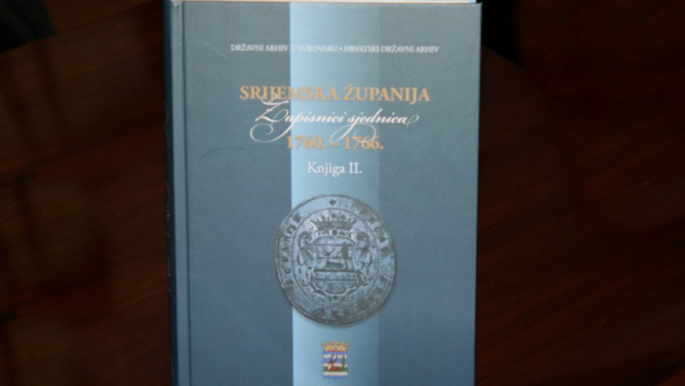 Predstavljena knjiga „Srijemska županija – zapisnici sjednica 1760. – 1766.“
