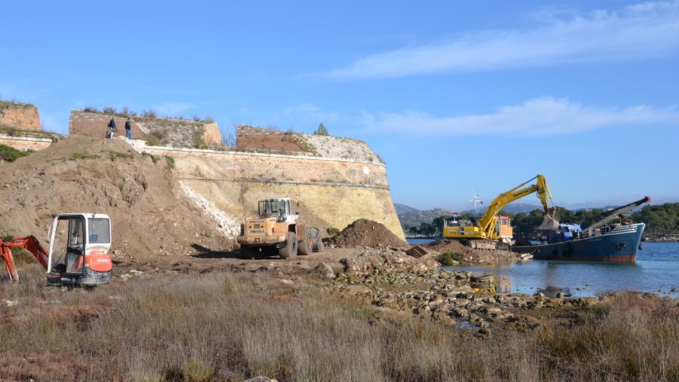 Župan Goran Pauk obišao radove na tvrđavi sv. Nikole