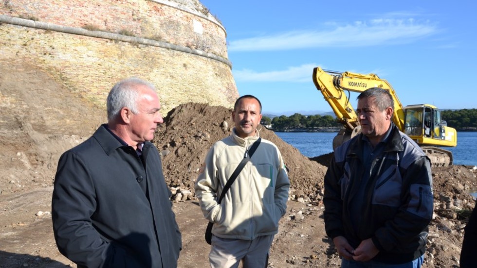 Župan Goran Pauk obišao radove na tvrđavi sv. Nikole