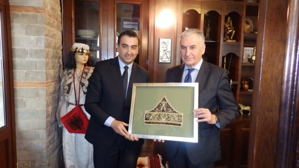 Župan Nikola Dobroslavić s predstavnicima albanskih regija Skadar i Tirana