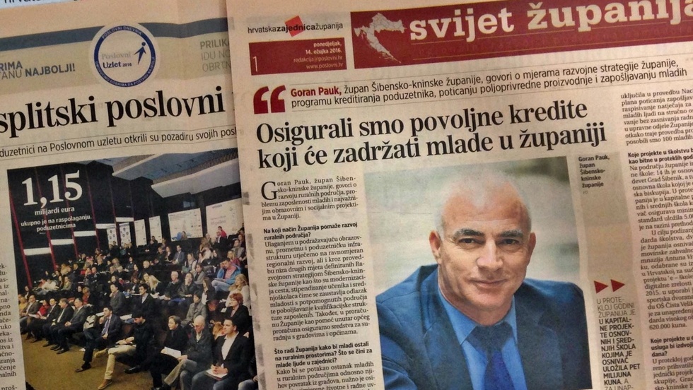 Newsletter Hrvatske zajednice županija: Županije – nosioci lokalnog razvoja