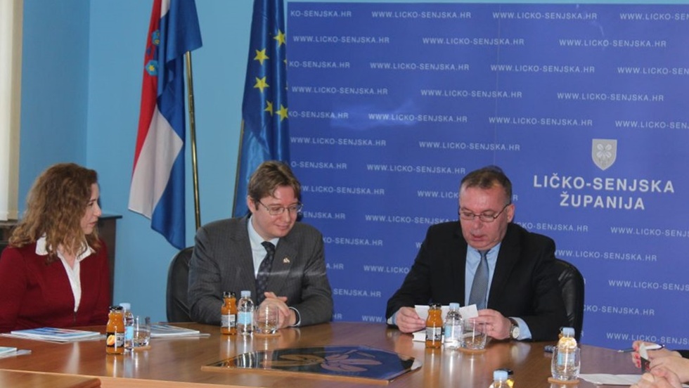 Veleposlanik Kanade u nastupnom posjetu Ličko – senjskoj županiji