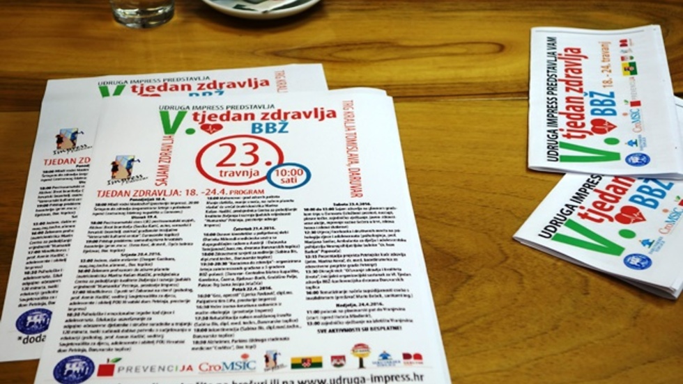 Peti tjedan zdravlja Bjelovarsko-bilogorske županije