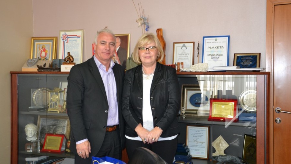 Veleposlanica Srbije u nastupnom posjetu Šibensko-kninskoj županiji