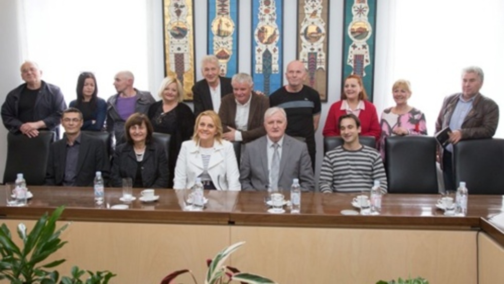 Sudionike 23. Festivala glumca primio župan Božo Galić