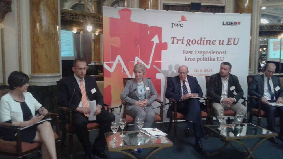 Obnašateljica dužnosti župana Virovitičko-podravske županije Sanja Bošnjak na PwC-ovoj konferenciji