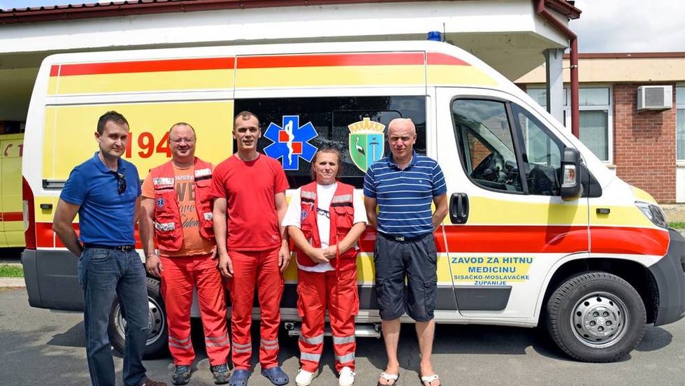 Novo vozilo hitne medicinske pomoći u Sisačko-moslavačkoj županiji