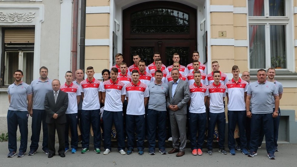 Župan Koren održao prijem za kadete Hrvatske rukometne reprezentacije