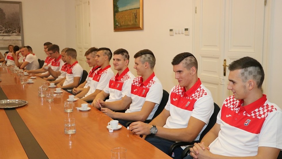 Župan Koren održao prijem za kadete Hrvatske rukometne reprezentacije