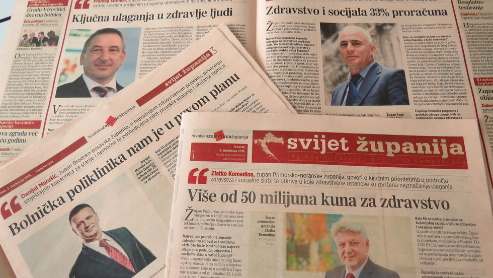 Izašao je novi broj newslettera Hrvatske zajednice županija
