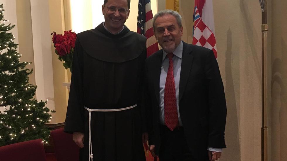 Zagrebački gradonačelnik Milan Bandić na konferenciji u New Yorku