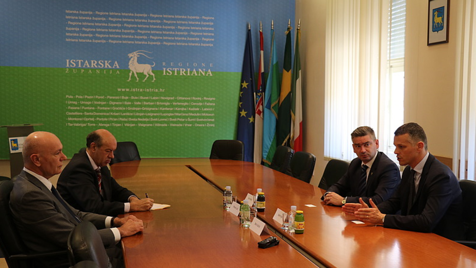 Veleposlanik Crne gore u nastupnom posjetu Istarskoj županiji