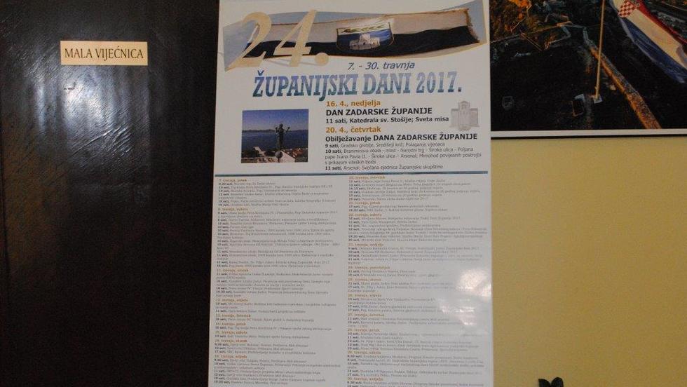 Zadarska županija: Predstavljeni Županijski dani 2017