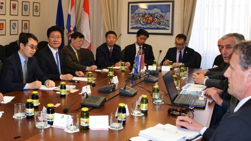 Dubrovačko-neretvanski župan Dobroslavić primio člana Politbiroa Kineske stranke Zhanga Chunxiana