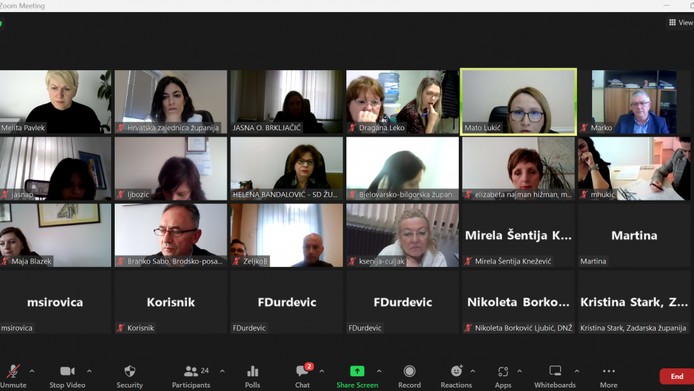 Sastanak na temu županijskih domova zdravlja