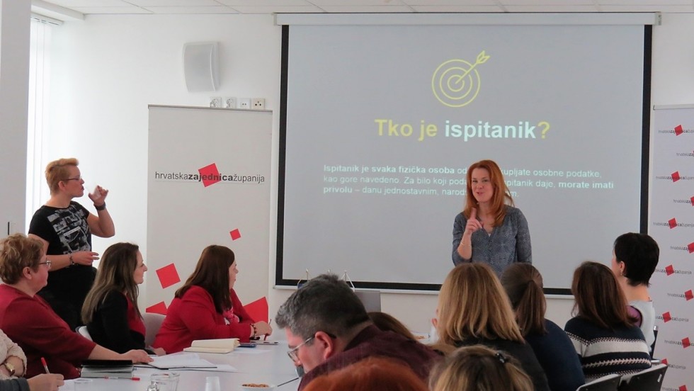 Održan trening županijskih službenika o GDPR-u