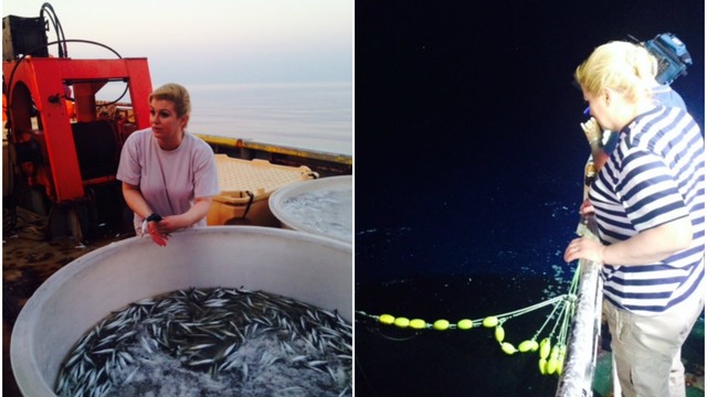 Predsjednica s kaljskim ribarima