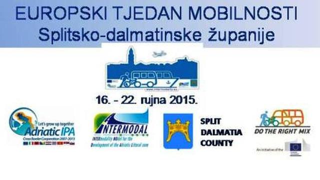 Europski tjedan mobilnosti u Splitsko-dalmatinskoj županiji