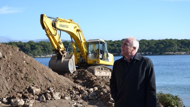 Župan Goran Pauk obišao radove na tvrđavi sv. Nikole
