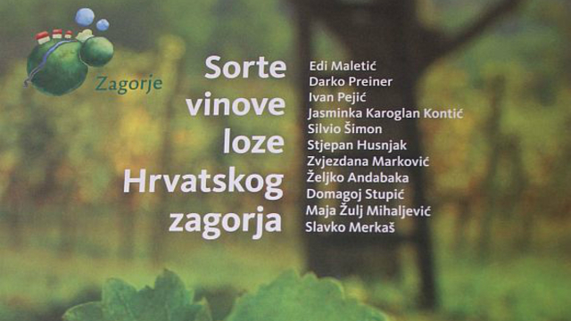 Monografija „Sorte vinove loze Hrvatskog zagorja“ Krapinsko-zagorske županije