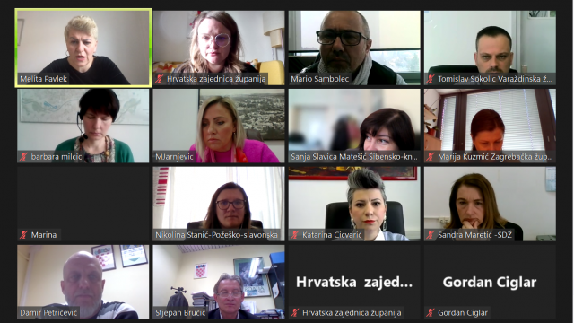 Online sjednica Radne skupine za graditeljstvo