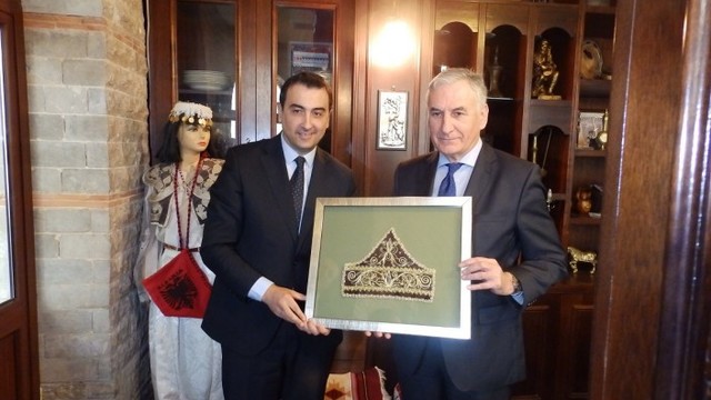 Župan Nikola Dobroslavić s predstavnicima albanskih regija Skadar i Tirana