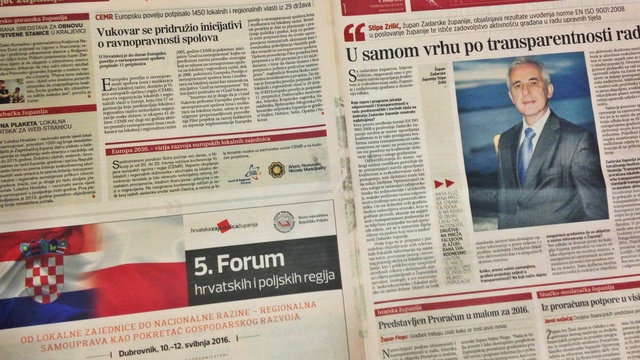 Newsletter Hrvatske zajednice županija: Županije – Antikorupcija i transparentnost upravljanja