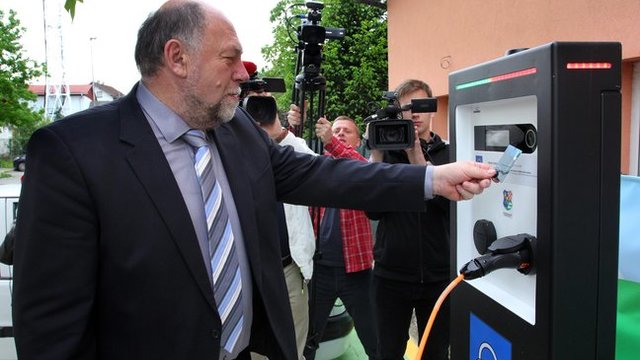 U Svetoj Nedelji otvorena punionica za električna vozila