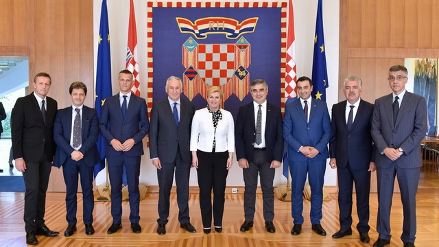 Predsjednica primila izaslanstvo Jadransko-jonske euroregije