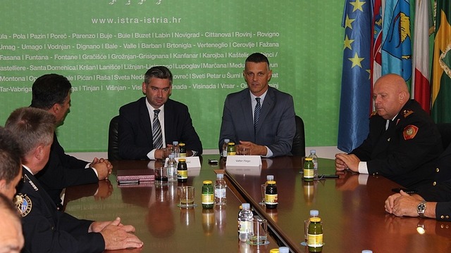 Prijem organizacijskog Odbora i voditeljstva 7. Državnog natjecanja vatrogasaca RH u Istarskoj županiji