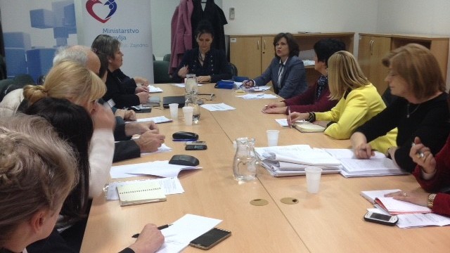 Radna skupina za zdravstvo na radnom sastanku u Ministarstvu zdravstva o aktualnim temama