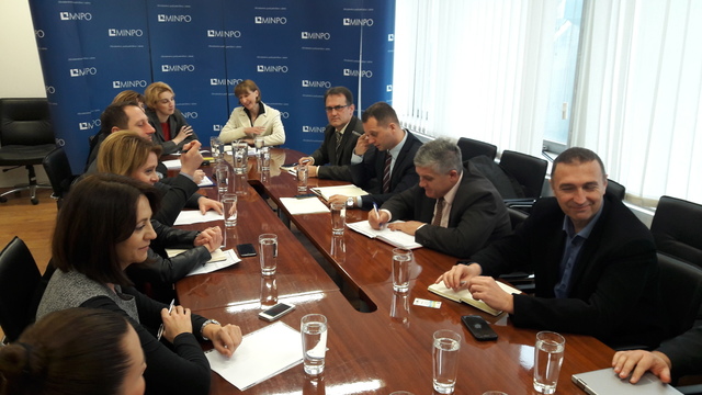 Sastanak radne skupine za gospodarstvo u Ministarstvu gospodarstva, poduzetništva i obrta