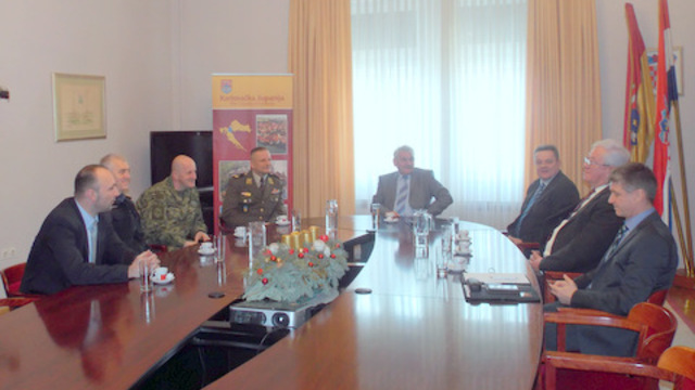 Prijam za zamjenika zapovjednika Hrvatske kopnene vojske i načelnika Policijske uprave karlovačke