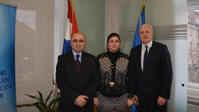 Vukovarsko-srijemski župan Božo Galić i direktor Agencije za razvoj Hrast Ilija Cota s ministricom Gabrijelom Žalac o razvoju Županije