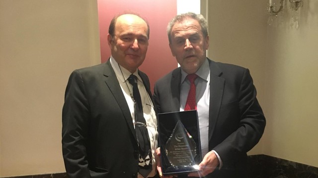 Zagrebački gradonačelnik Milan Bandić na konferenciji u New Yorku