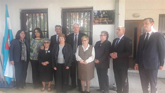 Vukovarsko-srijemski župan Božo Galić na svečanom otvaranju ureda Područne ispostave Ministarstva hrvatskih branitelja u Vukovaru