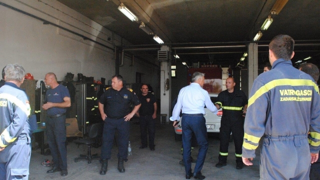 Župan Božidar Longin obišao požarišta u Zadarskoj županiji