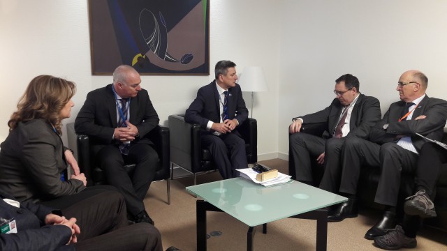 Sastanak hrvatskog izaslanstva s glavnim tajnikom Kongresa lokalnih i regionalnih vlasti